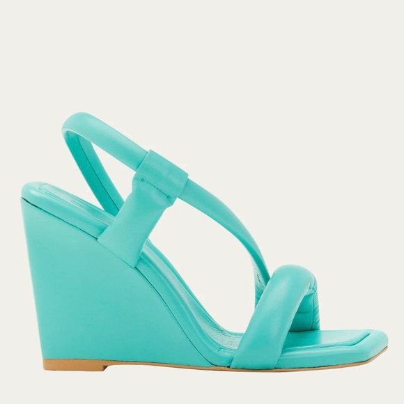 MERCEDES CASTILLO ALBIA TUBULAR NAPA WEDGE SANDALS - Picture 5 of 9